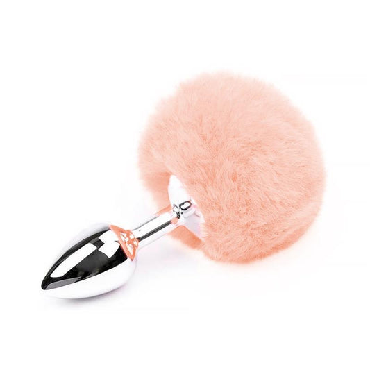 AFTERDARK - PLUG ANAL CON POMPÓN ROSA CHICLE TALLA S