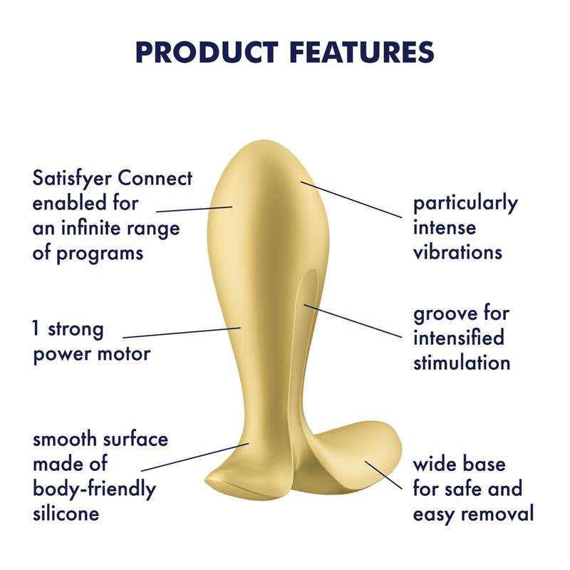 SATISFYER - PLUG ANAL CON VIBRACIÓN APP SATISFYER CONNECT INTENSITY PLUG