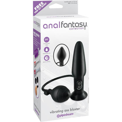ANAL FANTASY COLLECT. - PLUG ANAL CON VIBRACIÓN COLOR NEGRO