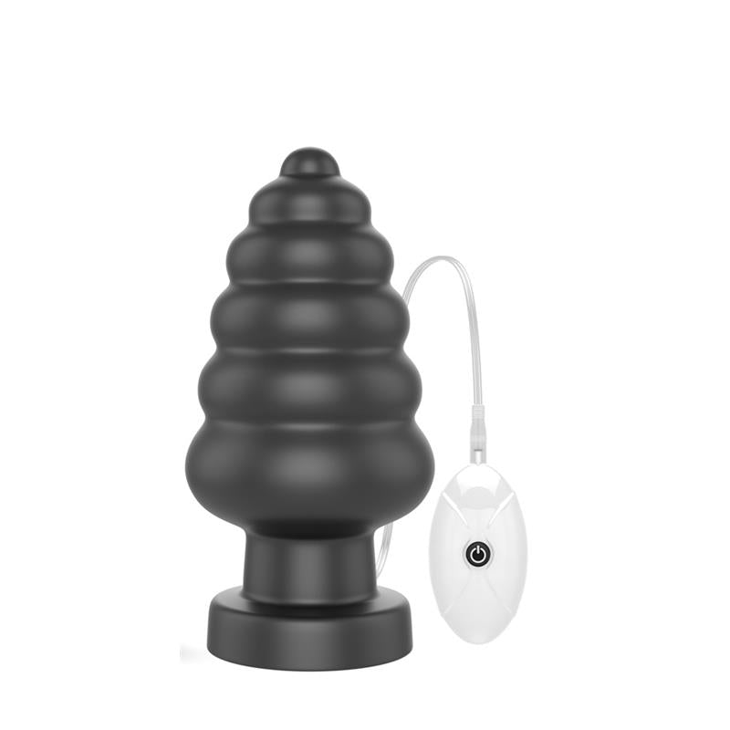 LOVETOY - PLUG ANAL CON VIBRACIÓN KING SIZED 7 NEGRO