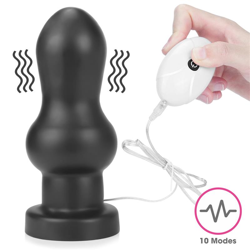 LOVETOY - PLUG ANAL CON VIBRACIÓN KING SIZED 7 NEGRO