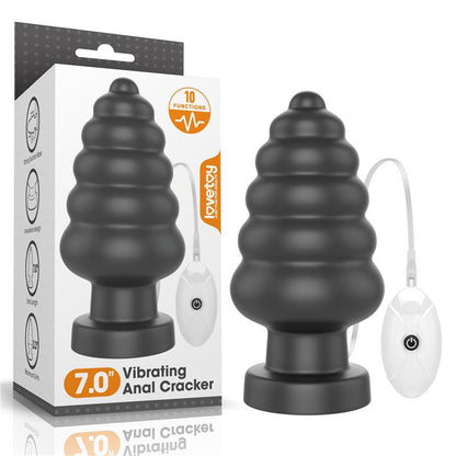 LOVETOY - PLUG ANAL CON VIBRACIÓN KING SIZED 7 NEGRO