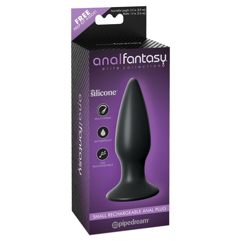 ANAL FANTASY ELITE - PLUG ANAL CON VIBRACIÓN NEGRO