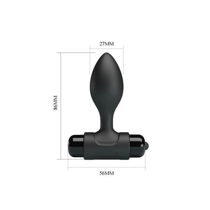 PRETTYLOVE - PLUG ANAL CON VIBRACIÓN SILCIONA