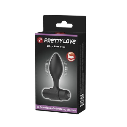 PRETTYLOVE - PLUG ANAL CON VIBRACIÓN SILCIONA