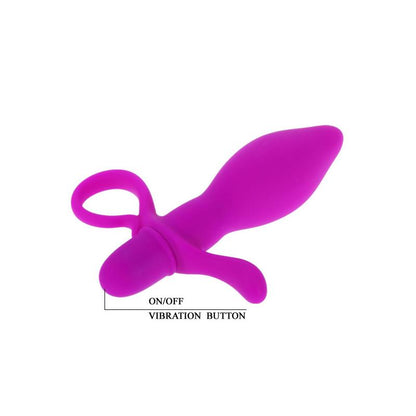 PRETTYLOVE - PLUG ANAL CON VIBRACIÓN TAYLOR COLOR PÚRPURA