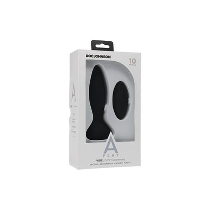 A-PLAY - PLUG ANAL CON VIBRACIÓN VIBE EXPERIENCED NEGRO