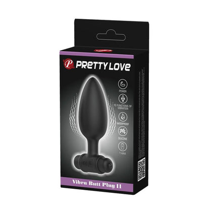 PRETTYLOVE - PLUG ANAL CON VIBRACIÓN VIBRA BUTT PLUG II USB