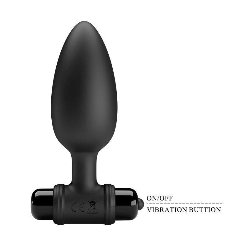 PRETTYLOVE - PLUG ANAL CON VIBRACIÓN VIBRA BUTT PLUG II USB
