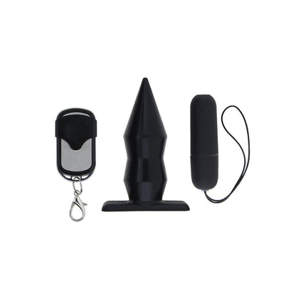 MOOVE - PLUG ANAL CON VIBRACIÓN Y CONTROL REMOTO NEGRO