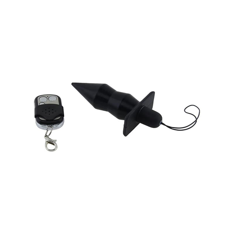MOOVE - PLUG ANAL CON VIBRACIÓN Y CONTROL REMOTO NEGRO