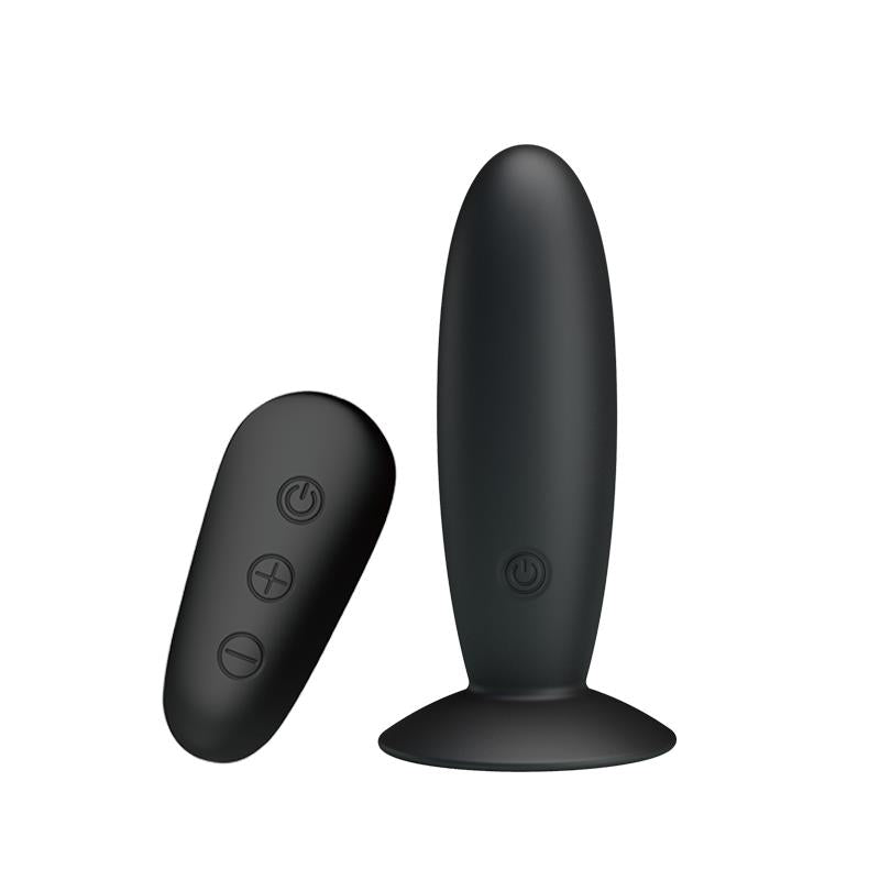 MR PLAY - PLUG ANAL CON VIBRACIÓN Y CONTROL REMOTO USB