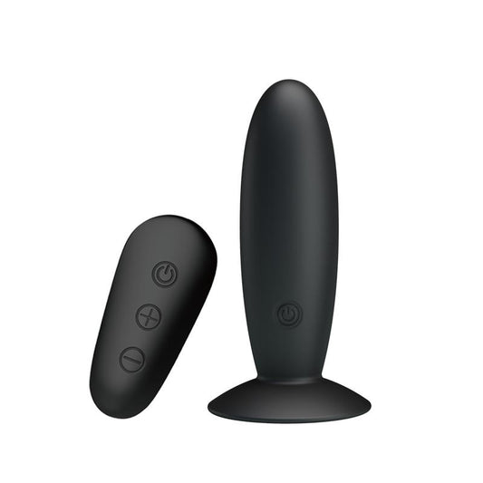 MR PLAY - PLUG ANAL CON VIBRACIÓN Y CONTROL REMOTO USB