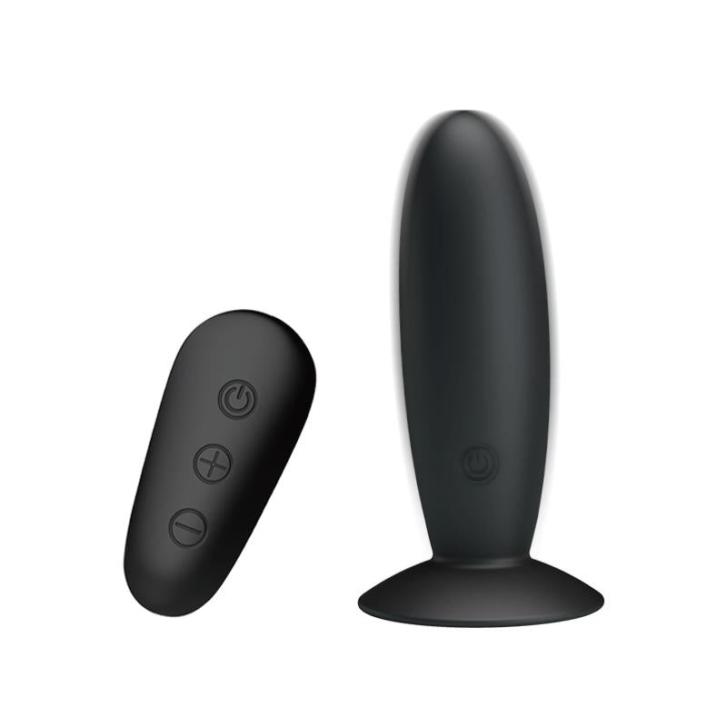 MR PLAY - PLUG ANAL CON VIBRACIÓN Y CONTROL REMOTO USB