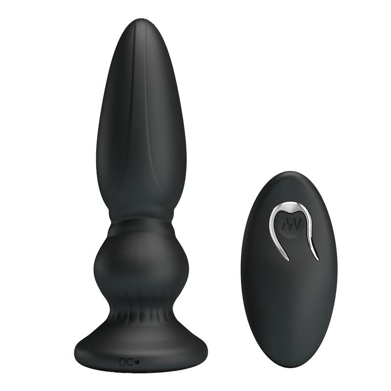 MR PLAY - PLUG ANAL CON VIBRACIÓN Y CONTROL REMOTO