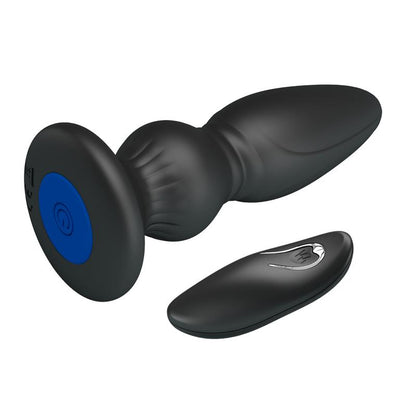 MR PLAY - PLUG ANAL CON VIBRACIÓN Y CONTROL REMOTO