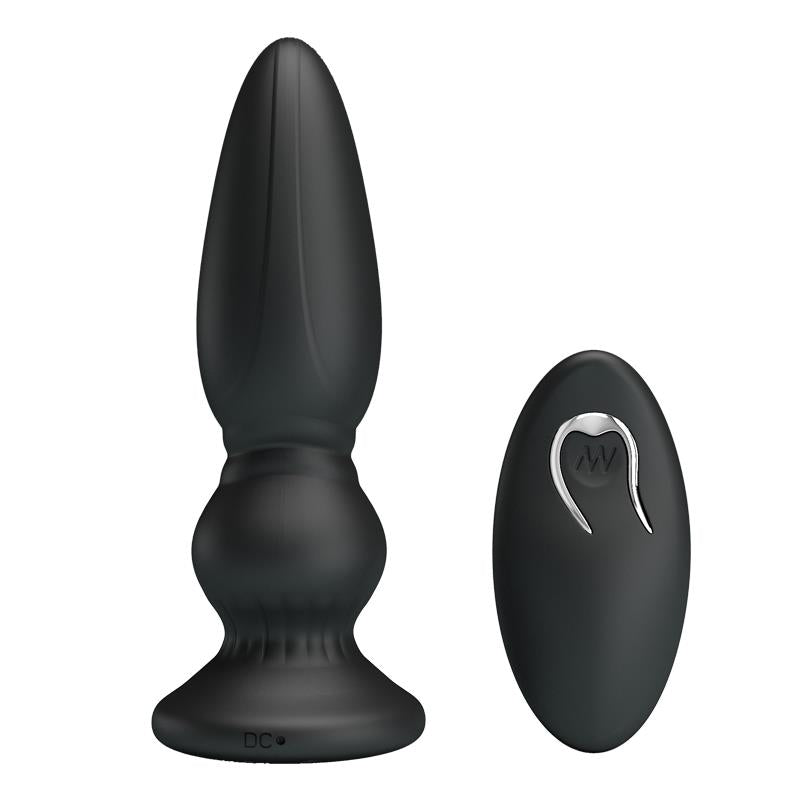 MR PLAY - PLUG ANAL CON VIBRACIÓN Y CONTROL REMOTO