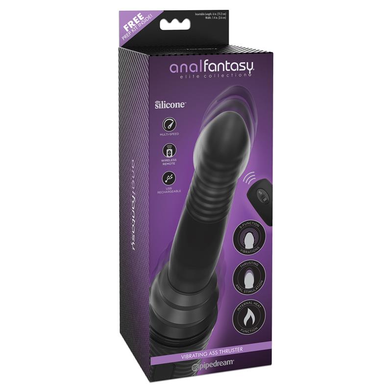 ANAL FANTASY ELITE - PLUG ANAL CON VIBRACIÓN Y MOVIMIENTO