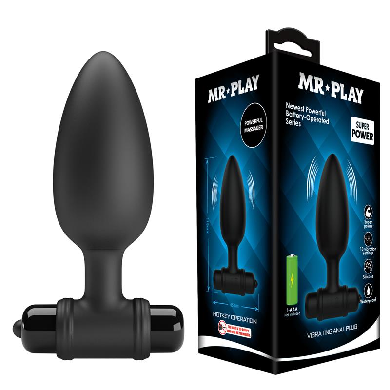 MR PLAY - PLUG ANAL CON VIBRACIÓN