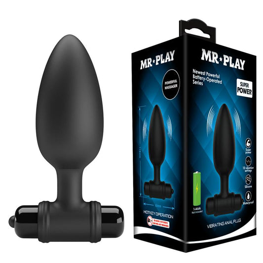 MR PLAY - PLUG ANAL CON VIBRACIÓN