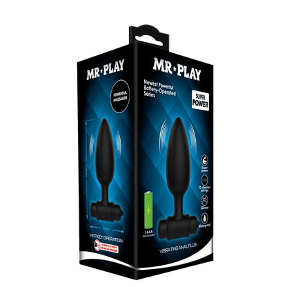 MR PLAY - PLUG ANAL CON VIBRACIÓN
