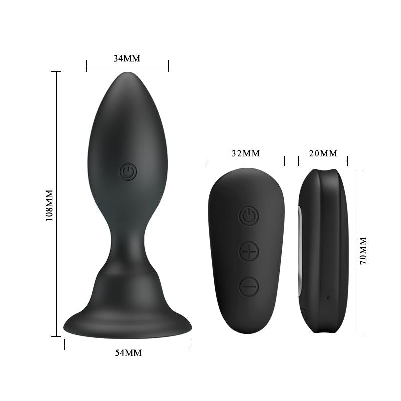 MR PLAY - PLUG ANAL CON VIBRACIÓN