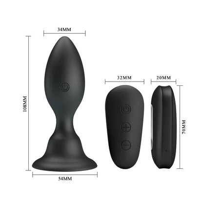 MR PLAY - PLUG ANAL CON VIBRACIÓN