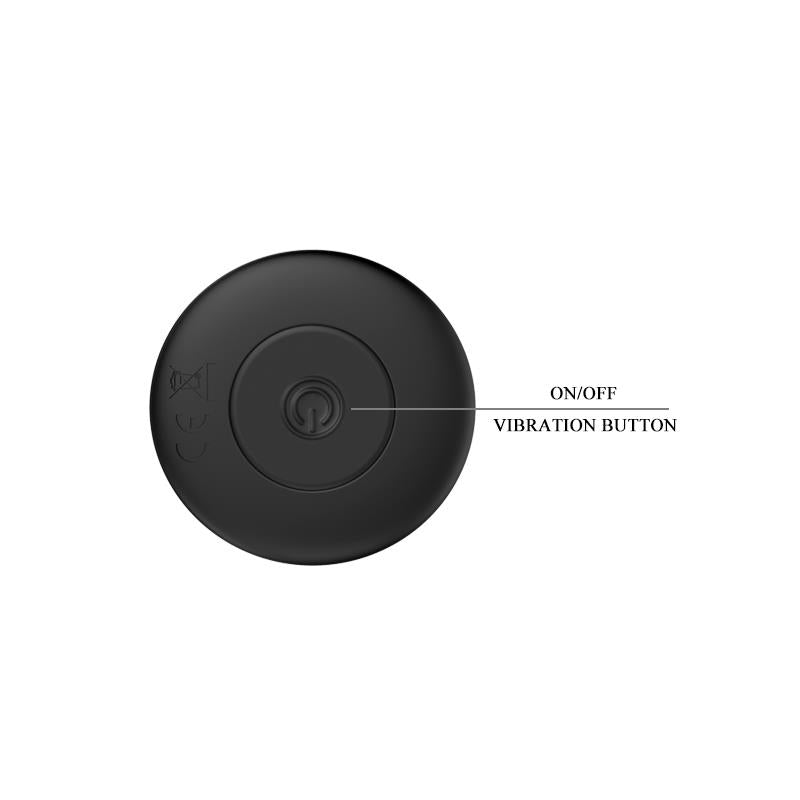 MR PLAY - PLUG ANAL VIBRADOR NEGRO RECARGABLE