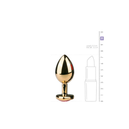 EASYTOYS - PLUG ANAL DE ALUMINIO NO. 7 - ORO/ROSA