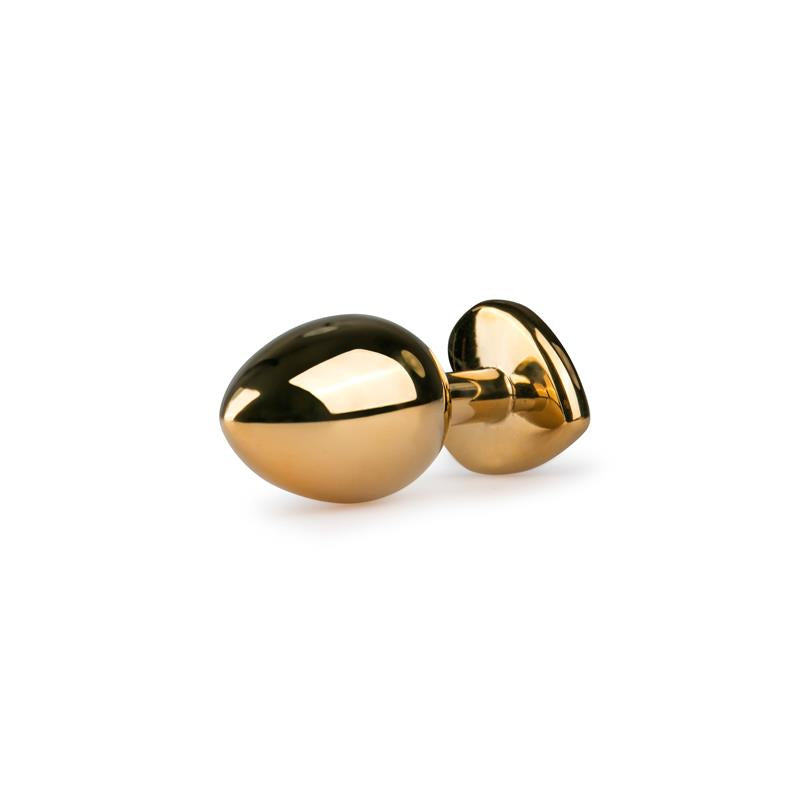 EASYTOYS - PLUG ANAL DE ALUMINIO NO. 7 - ORO/ROSA