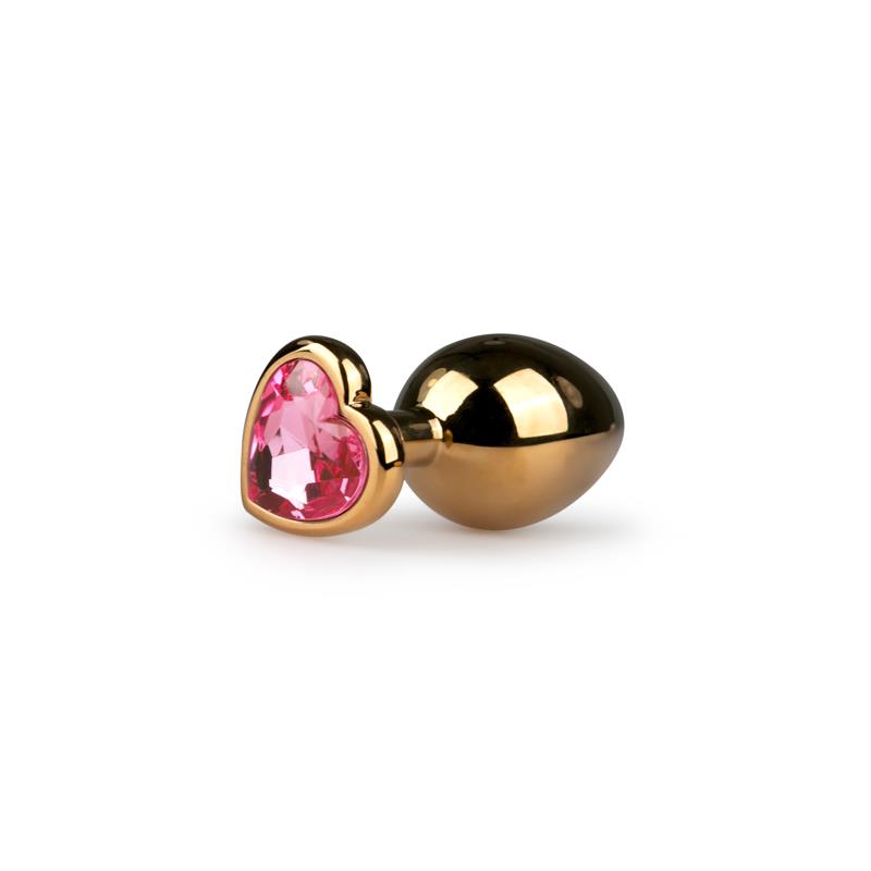 EASYTOYS - PLUG ANAL DE ALUMINIO NO. 7 - ORO/ROSA