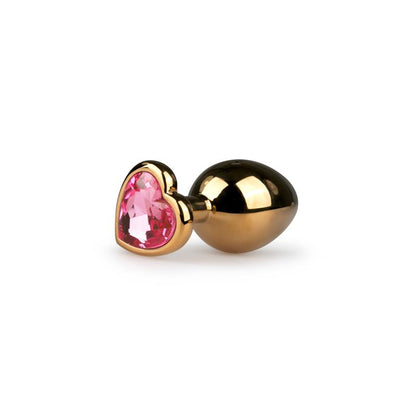 EASYTOYS - PLUG ANAL DE ALUMINIO NO. 7 - ORO/ROSA