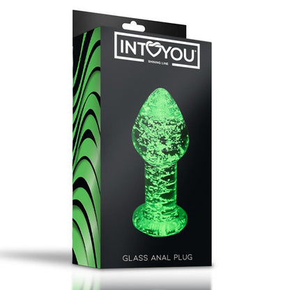INTOYOU SHINING LINE - PLUG ANAL DE CRISTAL QUE BRILLA EN LA OSCURIDAD