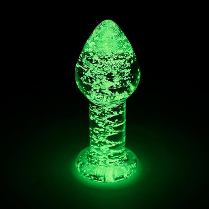 INTOYOU SHINING LINE - PLUG ANAL DE CRISTAL QUE BRILLA EN LA OSCURIDAD