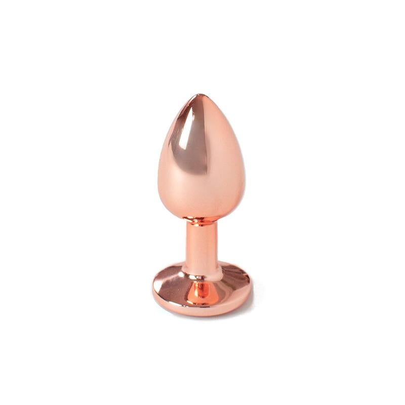 SECRET PLAY - PLUG ANAL DE METAL ROSE GOLD TALLA S