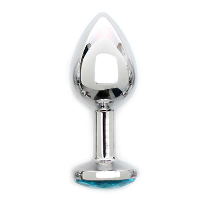 RIMBA TOYS - PLUG ANAL DE METAL SOFIA CON JOYA AZUL