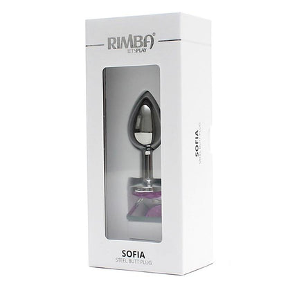 RIMBA TOYS - PLUG ANAL DE METAL SOFIA JOYA ROSA