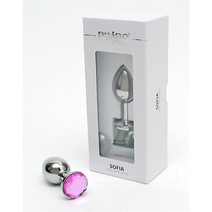RIMBA TOYS - PLUG ANAL DE METAL SOFIA JOYA ROSA