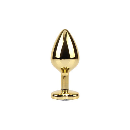 CHISA - PLUG ANAL DORADO CON JOYA TALLA M