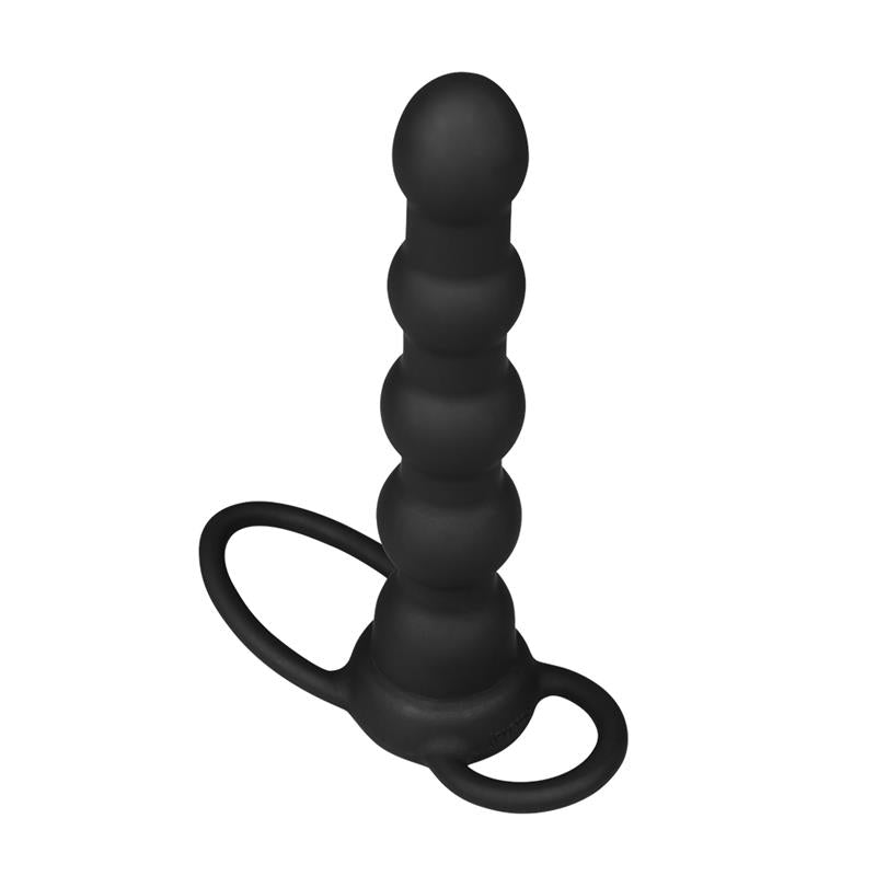 LOVETOY - PLUG ANAL DOUBLE PROBER CON VIBRACIÓN NEGRO