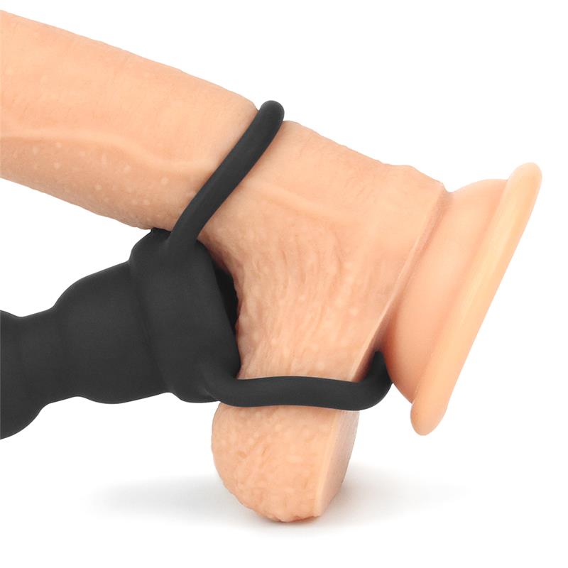 LOVETOY - PLUG ANAL DOUBLE PROBER CON VIBRACIÓN NEGRO