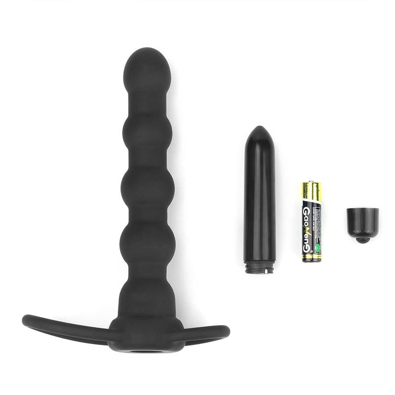 LOVETOY - PLUG ANAL DOUBLE PROBER CON VIBRACIÓN NEGRO