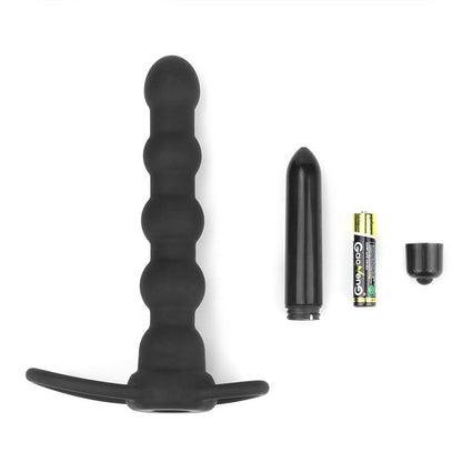 LOVETOY - PLUG ANAL DOUBLE PROBER CON VIBRACIÓN NEGRO