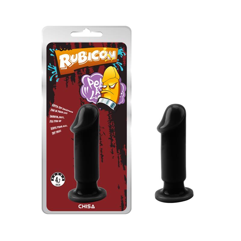 CHISA - PLUG ANAL EVIL TALLA M 12.5 X 3.7 CM NEGRO