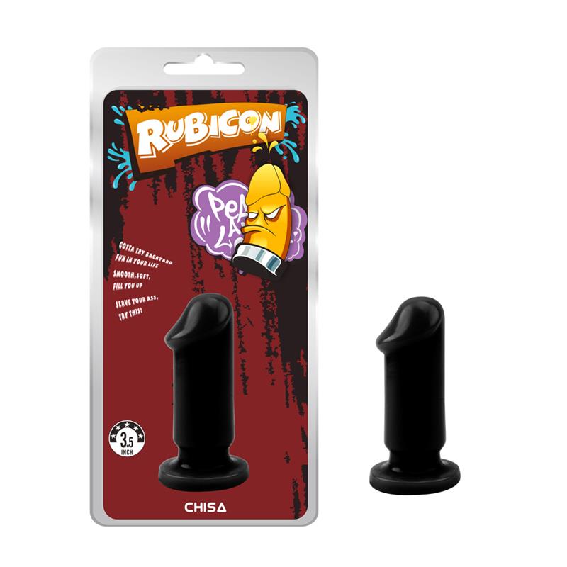 CHISA - PLUG ANAL EVIL TALLA S 9 X 3.3 CM NEGRO