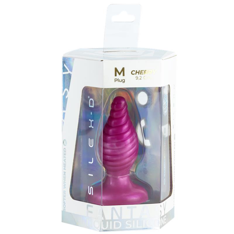 SILEXD - PLUG ANAL FANTASY SILICONA LIQUIDA CHERRY