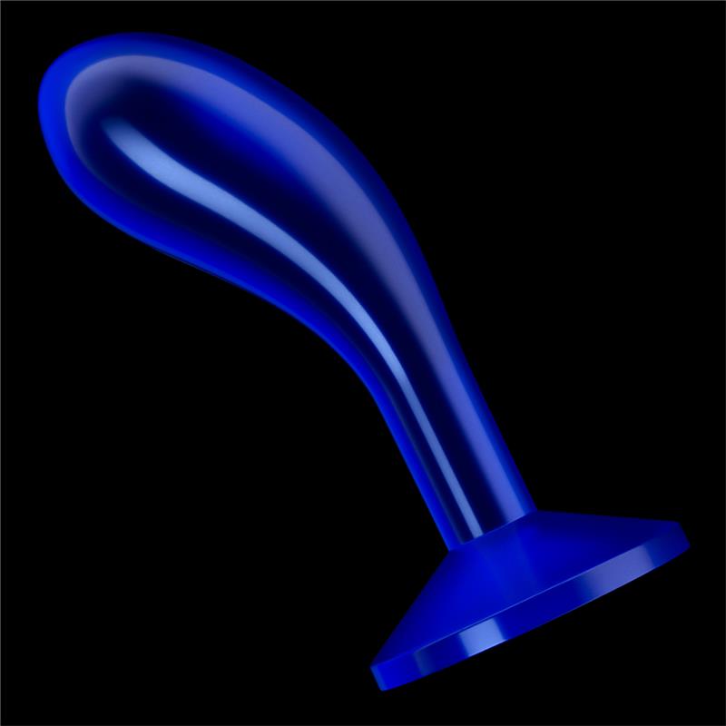 LOVETOY - PLUG ANAL FLAWLESS AZUL TRANSPARENTE 6