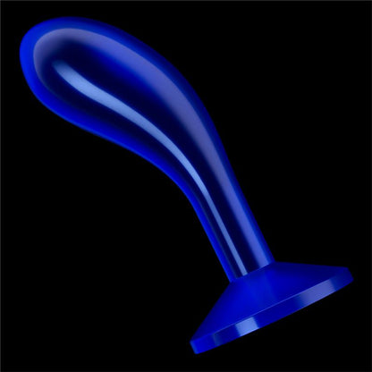 LOVETOY - PLUG ANAL FLAWLESS AZUL TRANSPARENTE 6