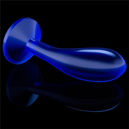 LOVETOY - PLUG ANAL FLAWLESS AZUL TRANSPARENTE 6