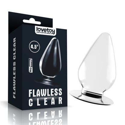 LOVETOY - PLUG ANAL FLAWLESS CLEAR 4.5 TRANSPARENTE